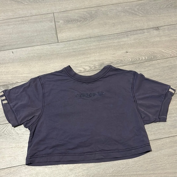 Adidas Crop Top Blue / Periwinkle - Picture 1 of 4